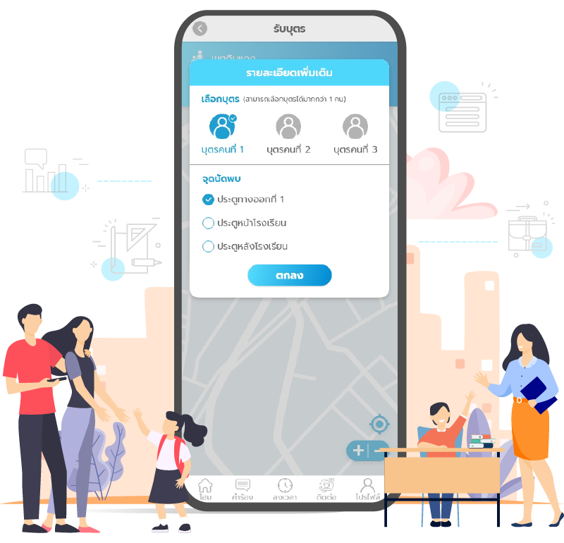 ระบบรับบุคร และประกาศเรียกนักเรียน
